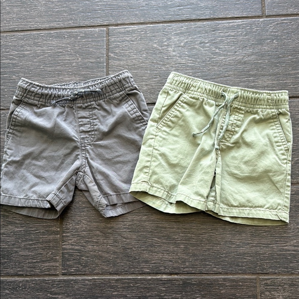 NWOT Cat & Jack Boys Pull-on Woven Shorts (2) - size 18 month